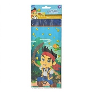 Jake and the Neverland Pirate Party Treat Bags